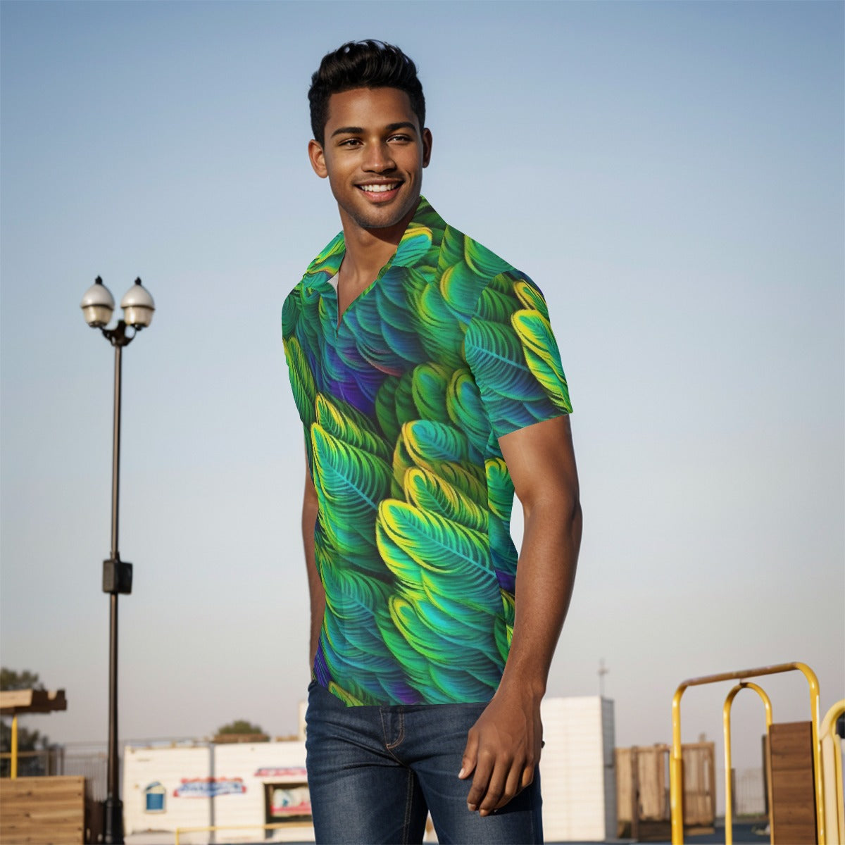 All-Over Print Men's short sleeve Shirt