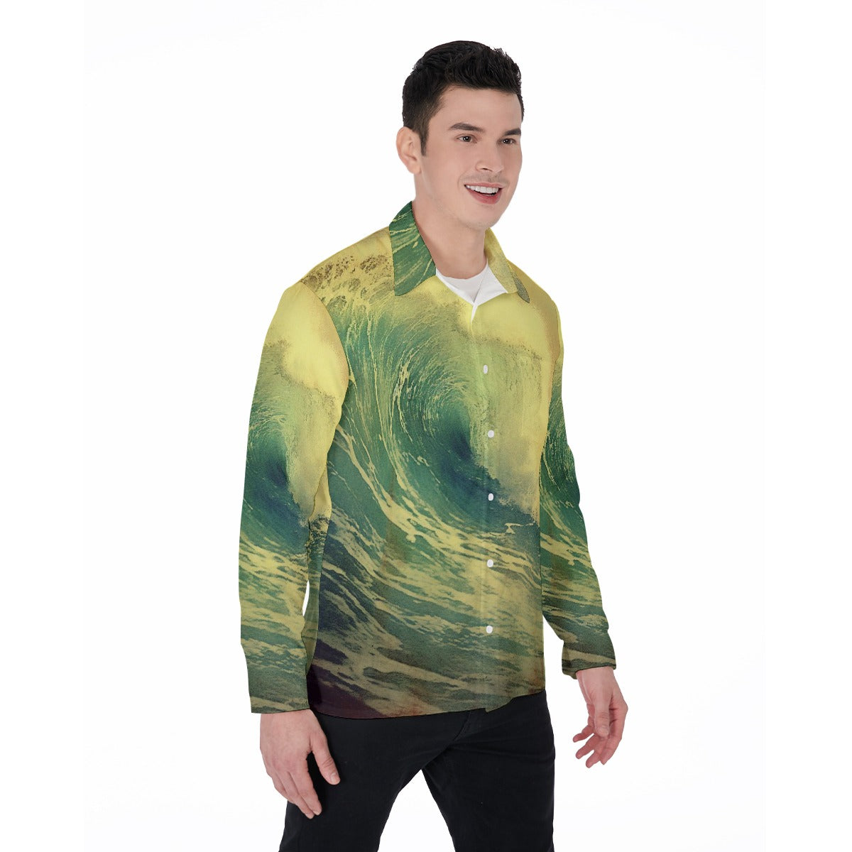 All-Over Print Men's Long Sleeve Shirt