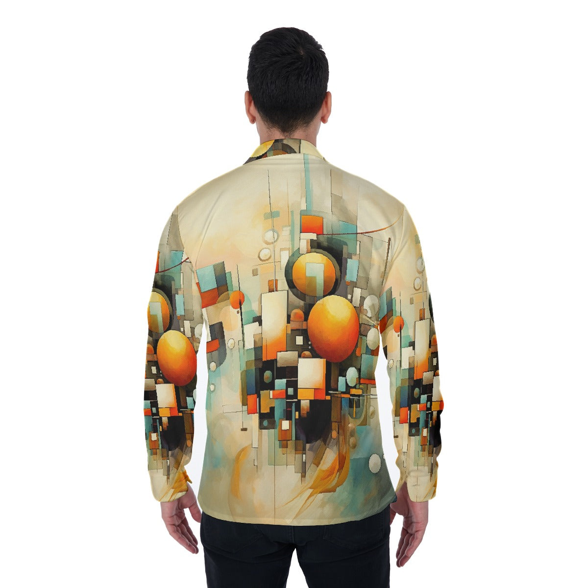 All-Over Print Men's Long Sleeve Shirt