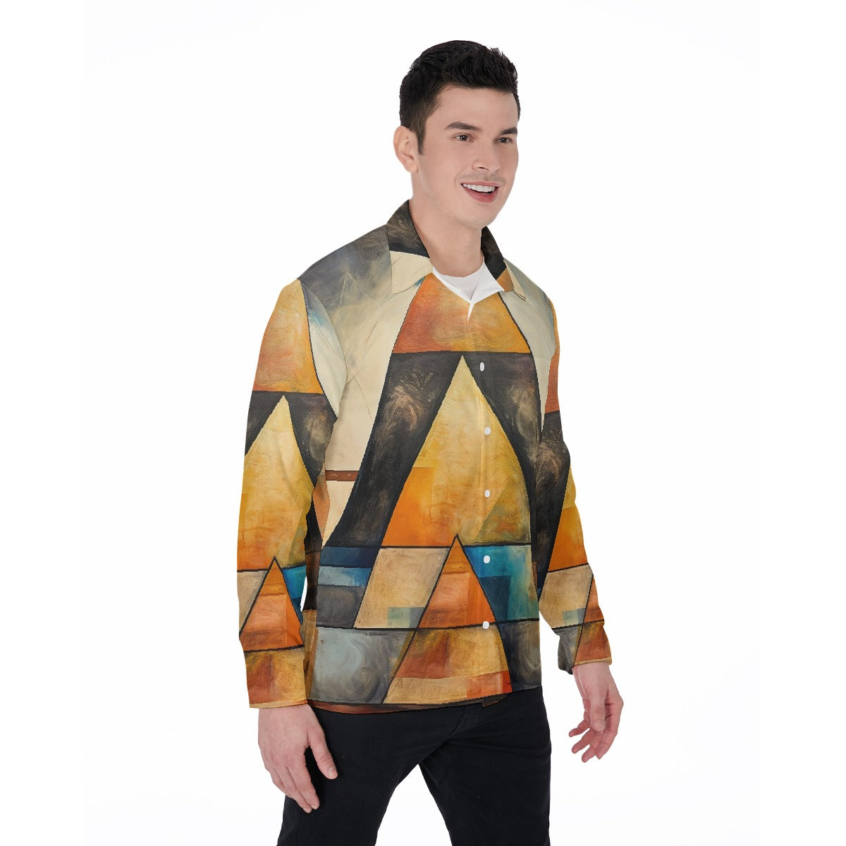 All-Over Print Men's Long Sleeve Shirt