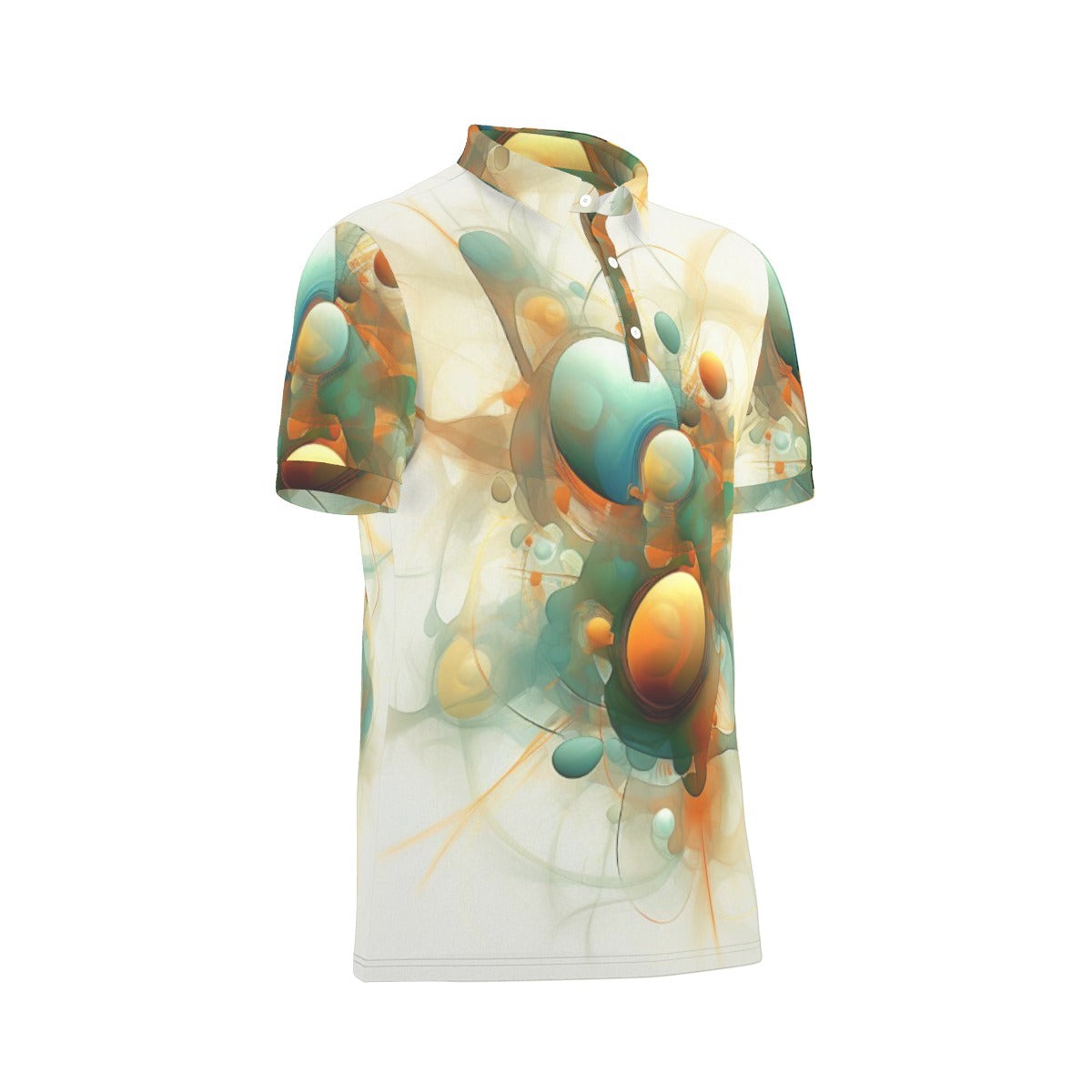 All-Over Print Men's Stretch Polo Shirt