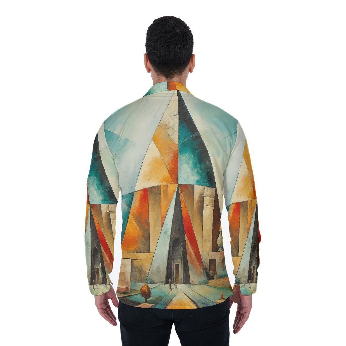 All-Over Print Men's Long Sleeve Shirt