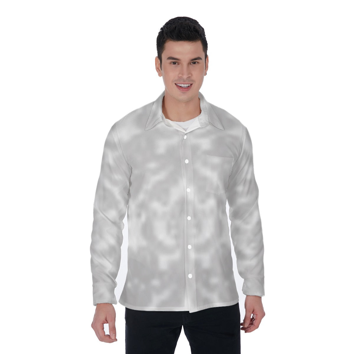 All-Over Print Men's Long Sleeve Shirt