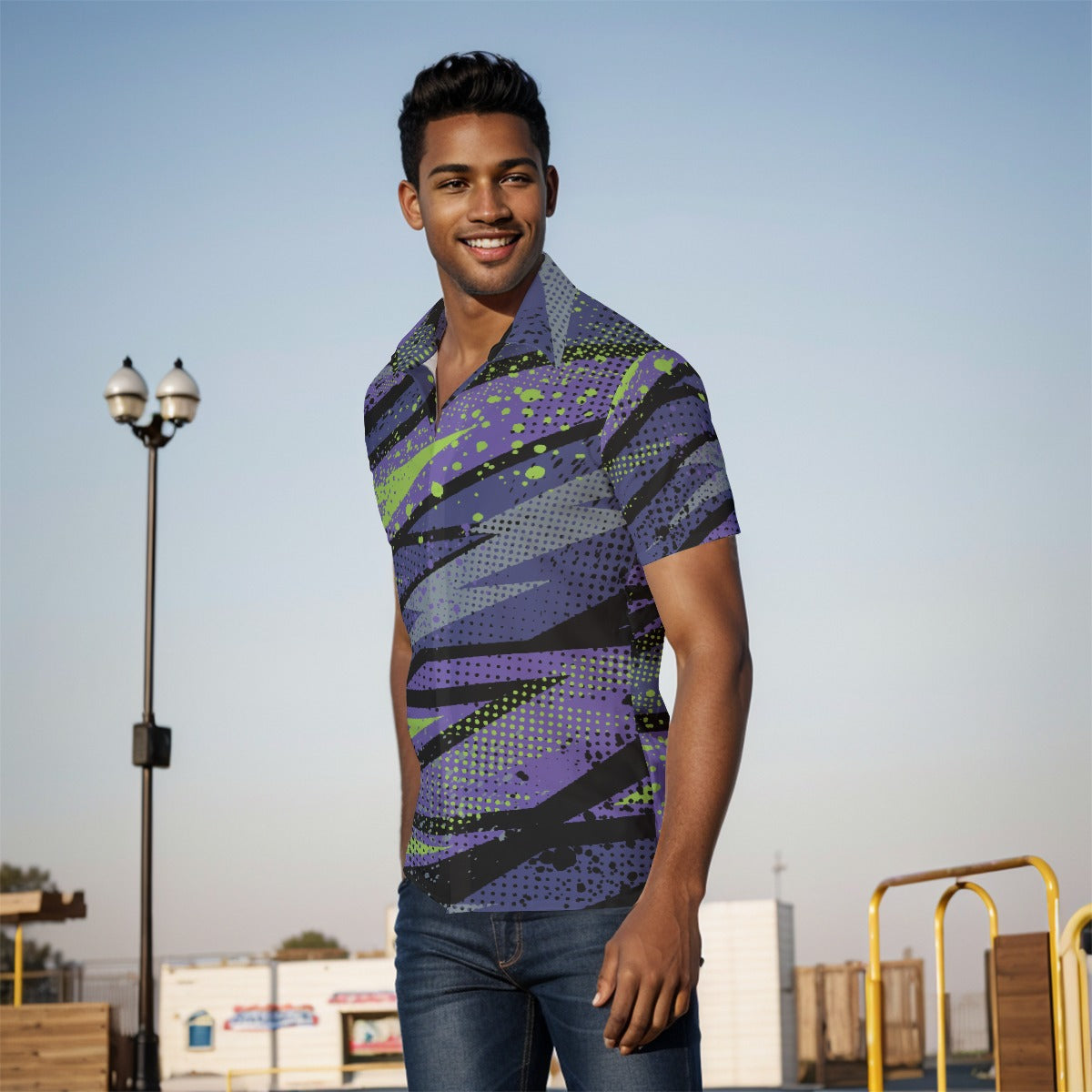 All-Over Print Men's short sleeve Shirt