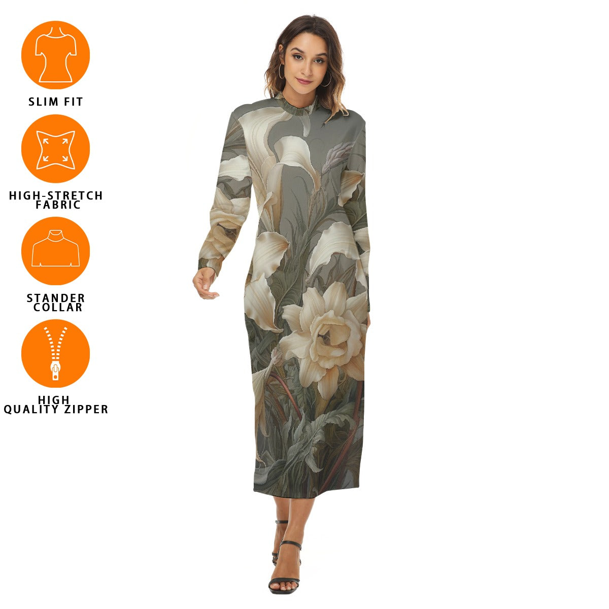 All-Over Print Women's Hip Dress