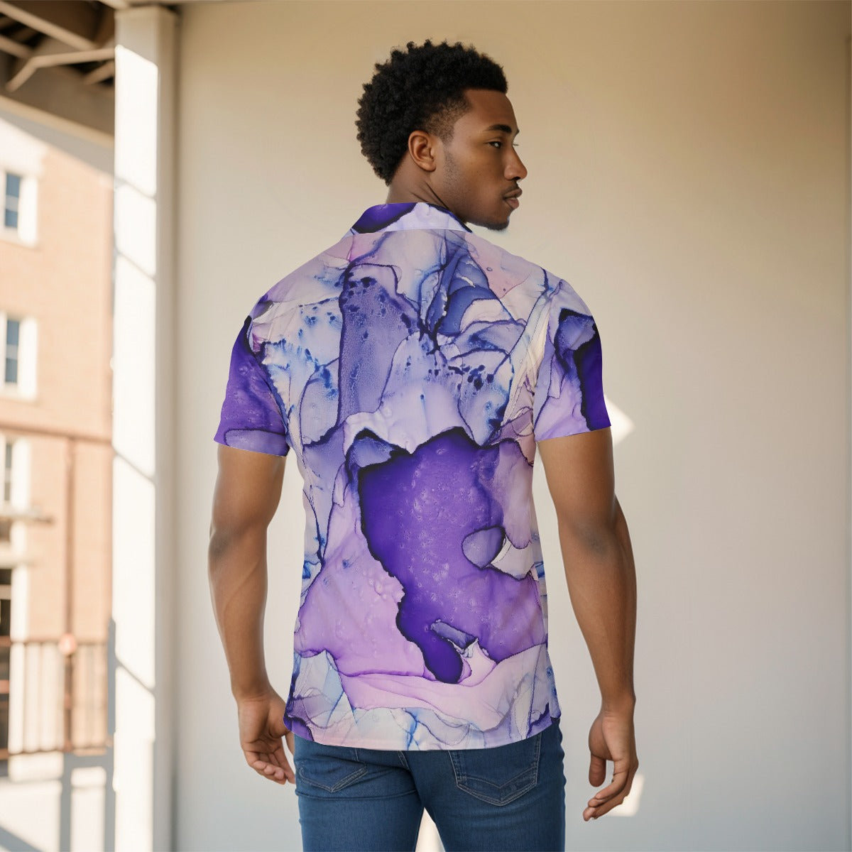 All-Over Print Men's short sleeve Shirt