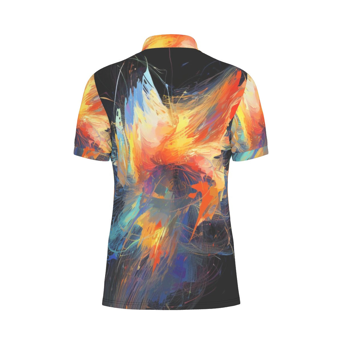 All-Over Print Men's Stretch Polo Shirt