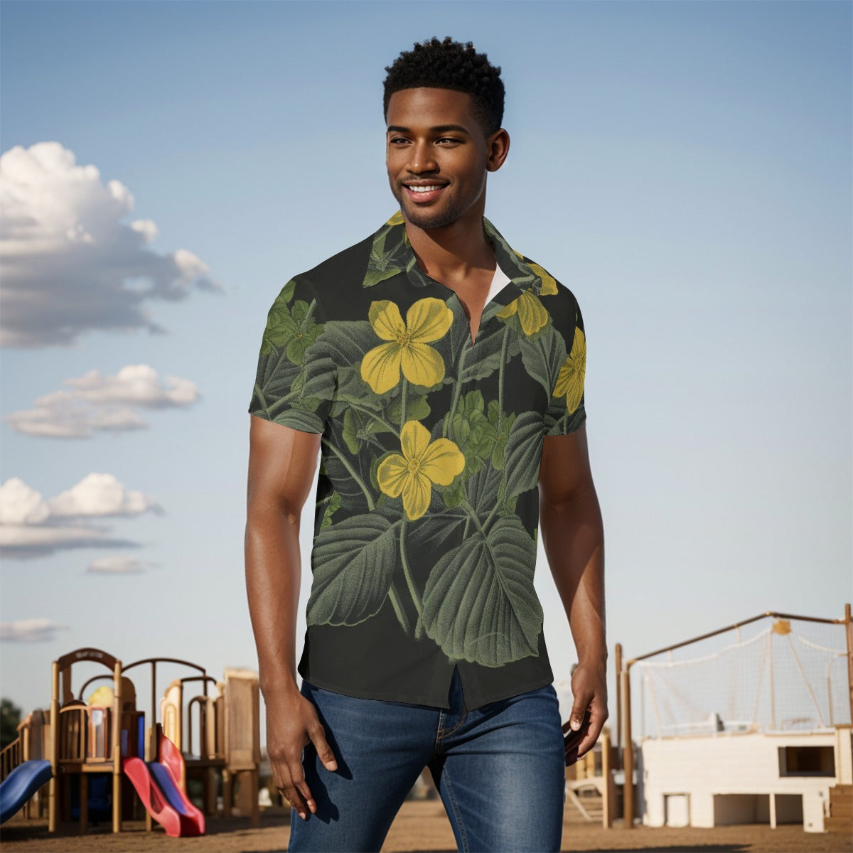 All-Over Print Men's Shirt