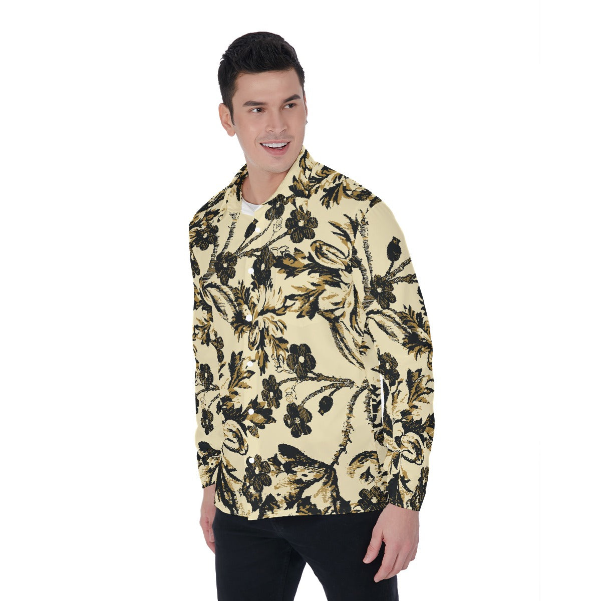 All-Over Print Men's Long Sleeve Shirt