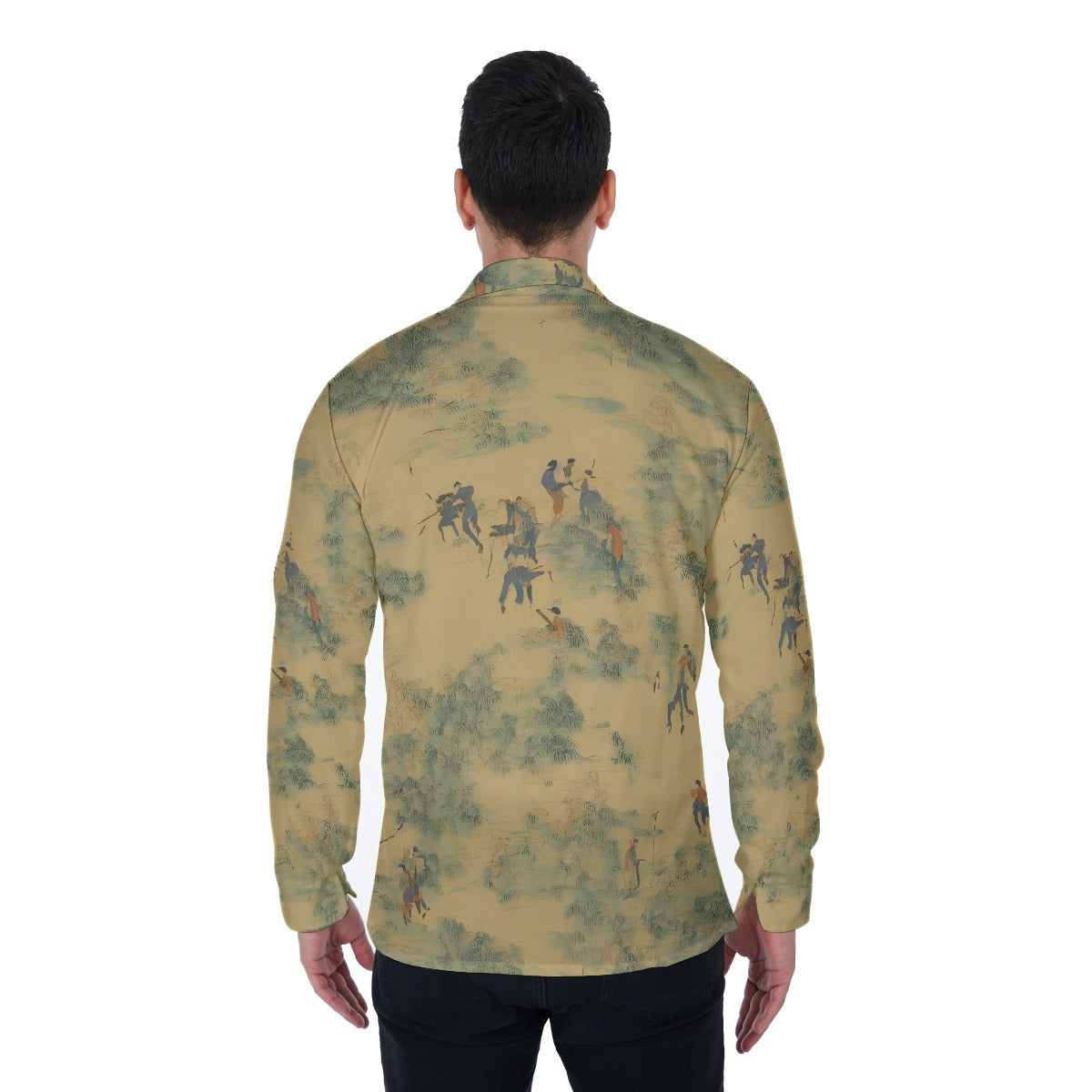 All-Over Print Men's Long Sleeve Shirt