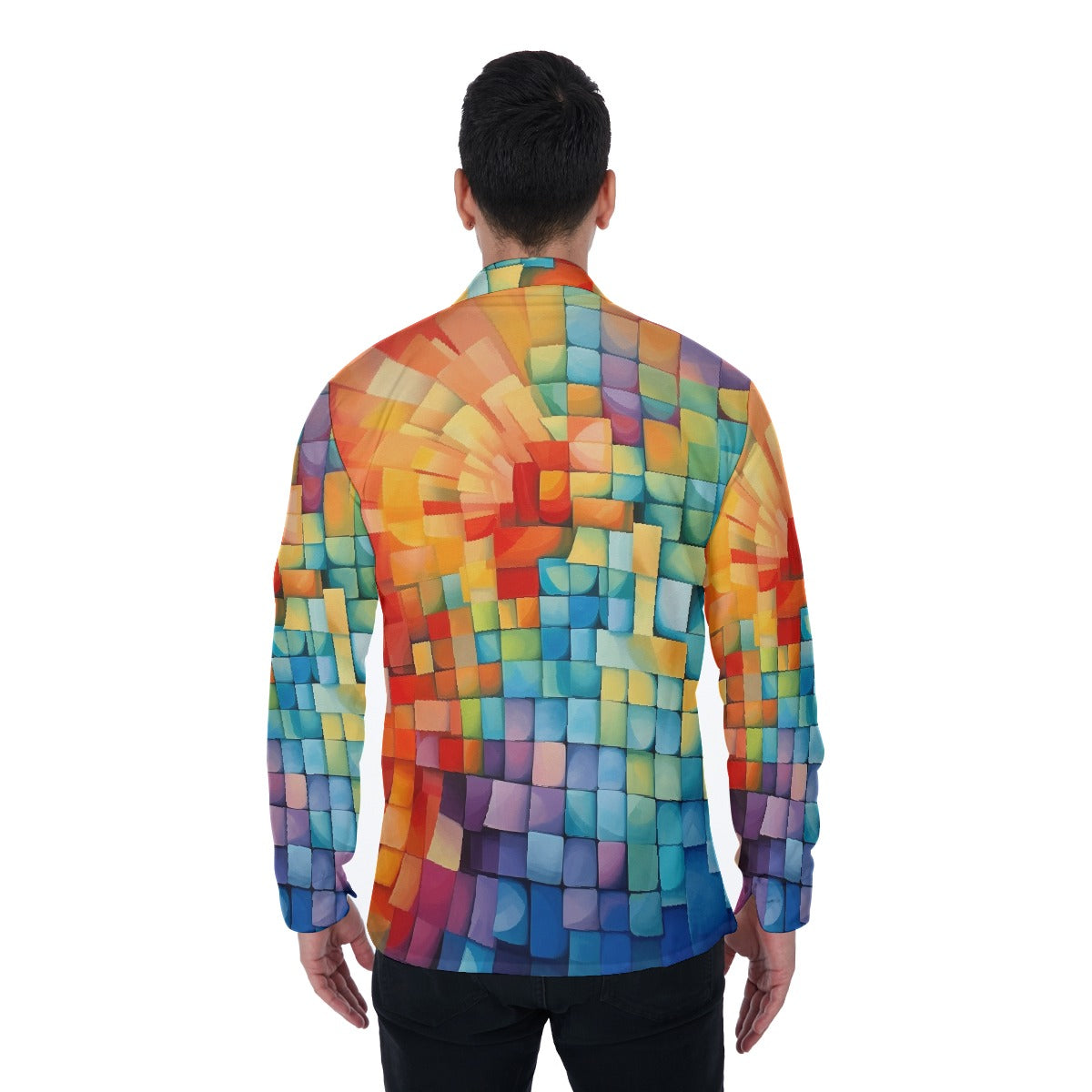 All-Over Print Men's Long Sleeve Shirt