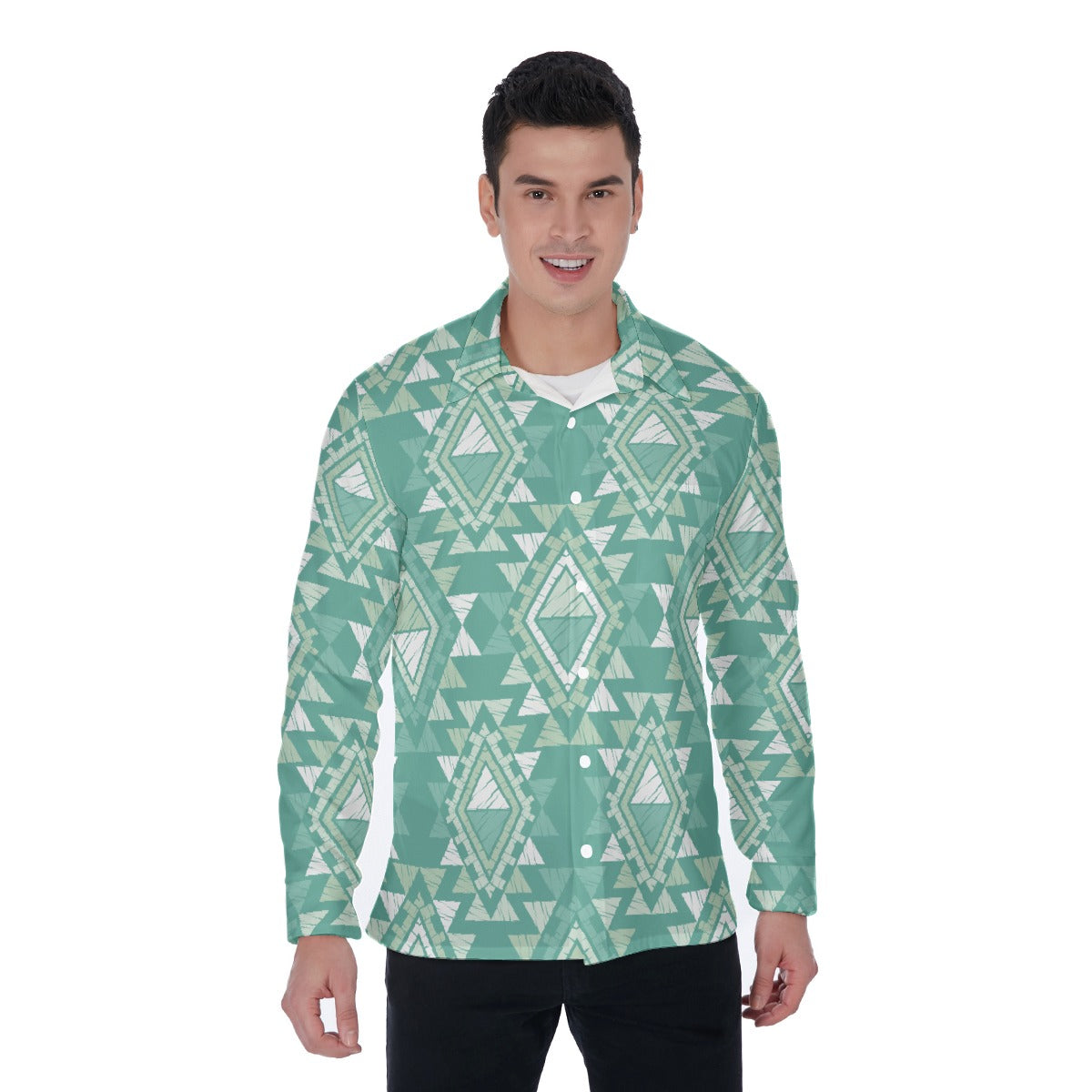 All-Over Print Men's Long Sleeve Shirt