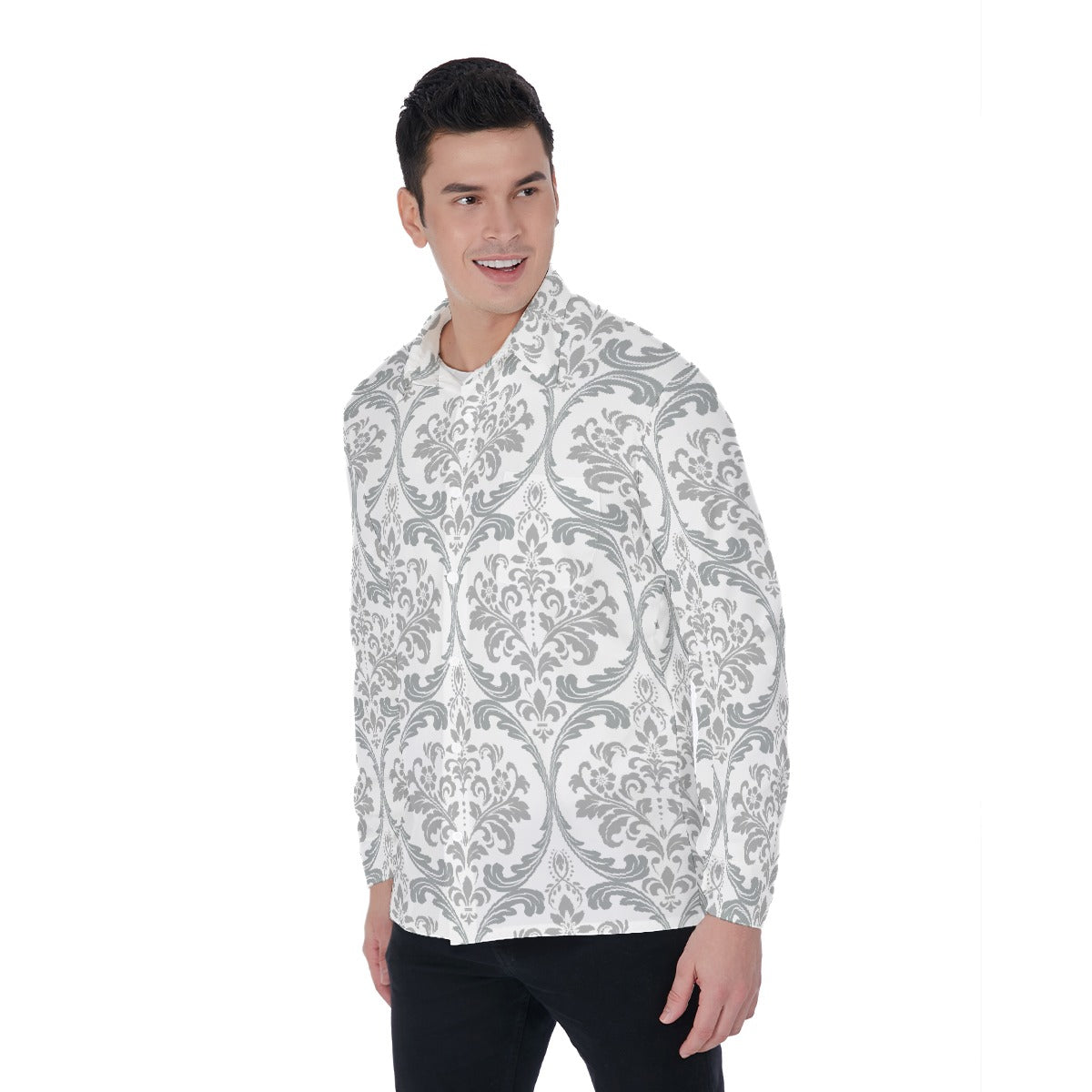 All-Over Print Men's Long Sleeve Shirt