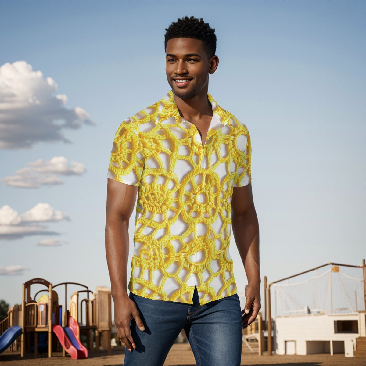 All-Over Print Men's short sleeve Shirt