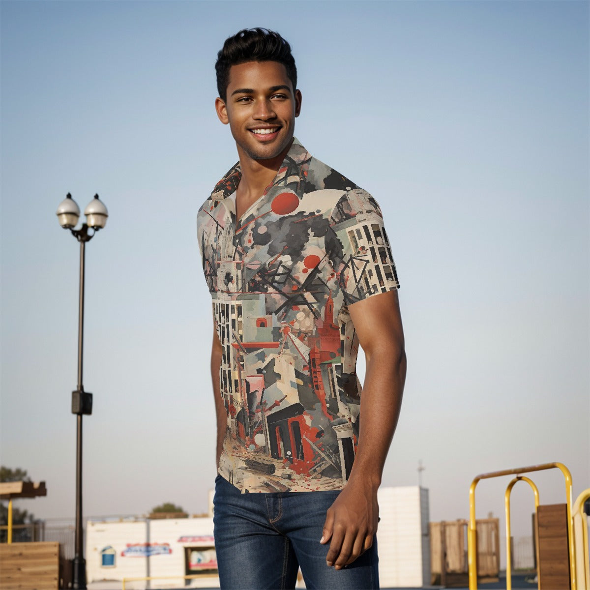 All-Over Print Men's short sleeve Shirt