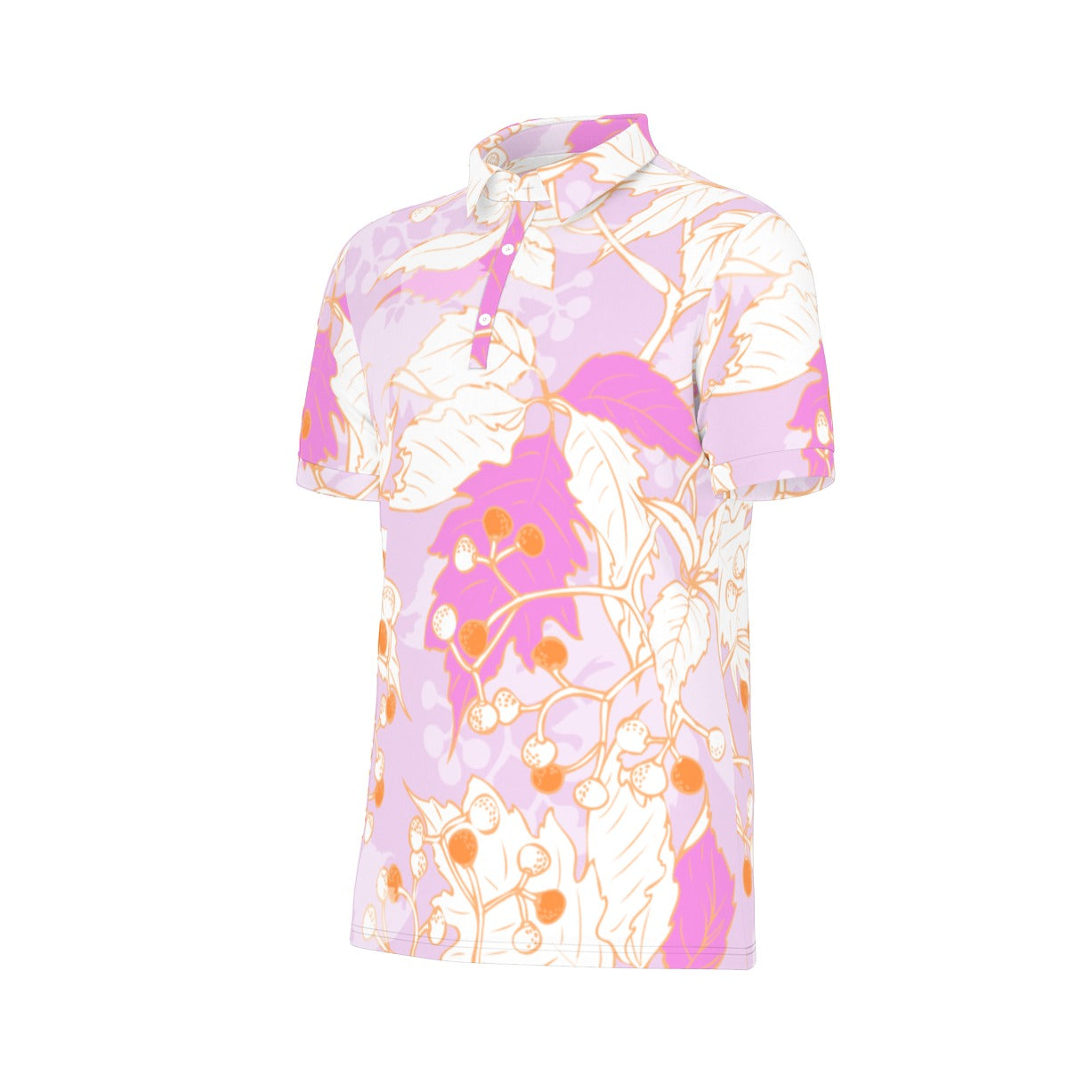 All-Over Print Men's Stretch Polo Shirt