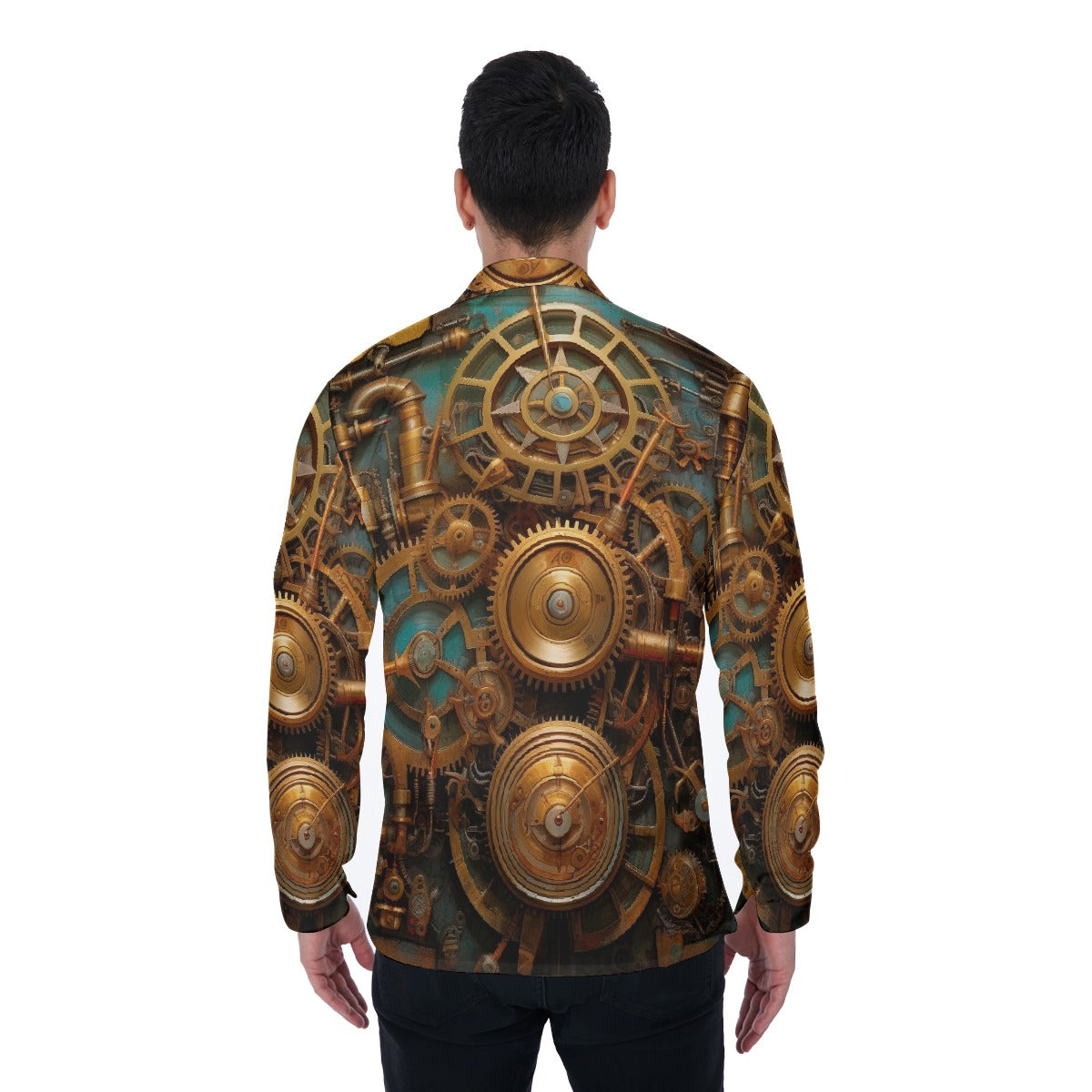 All-Over Print Men's Long Sleeve Shirt