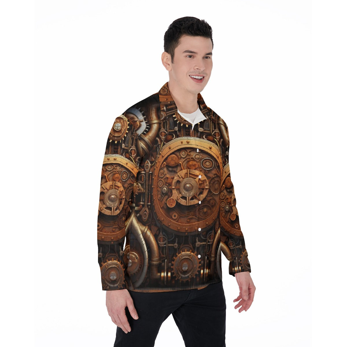 All-Over Print Men's Long Sleeve Shirt