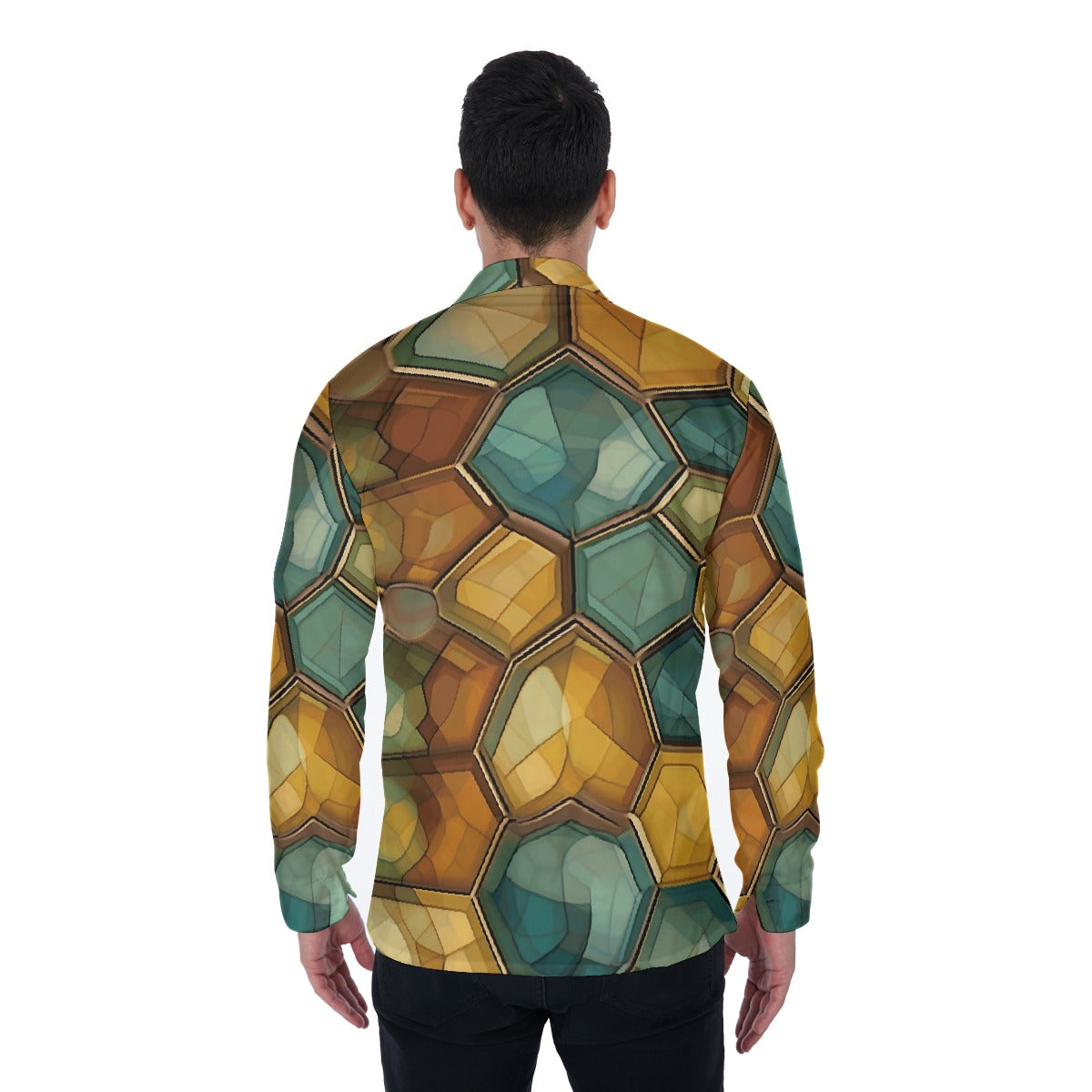 All-Over Print Men's Long Sleeve Shirt