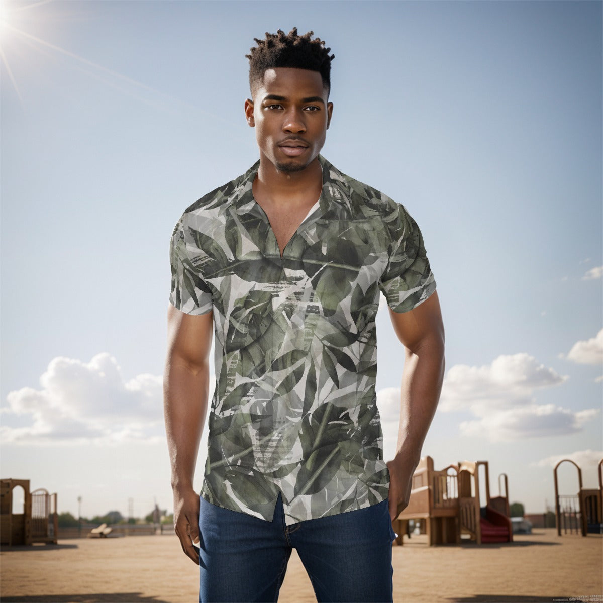 All-Over Print Men's short sleeve Shirt