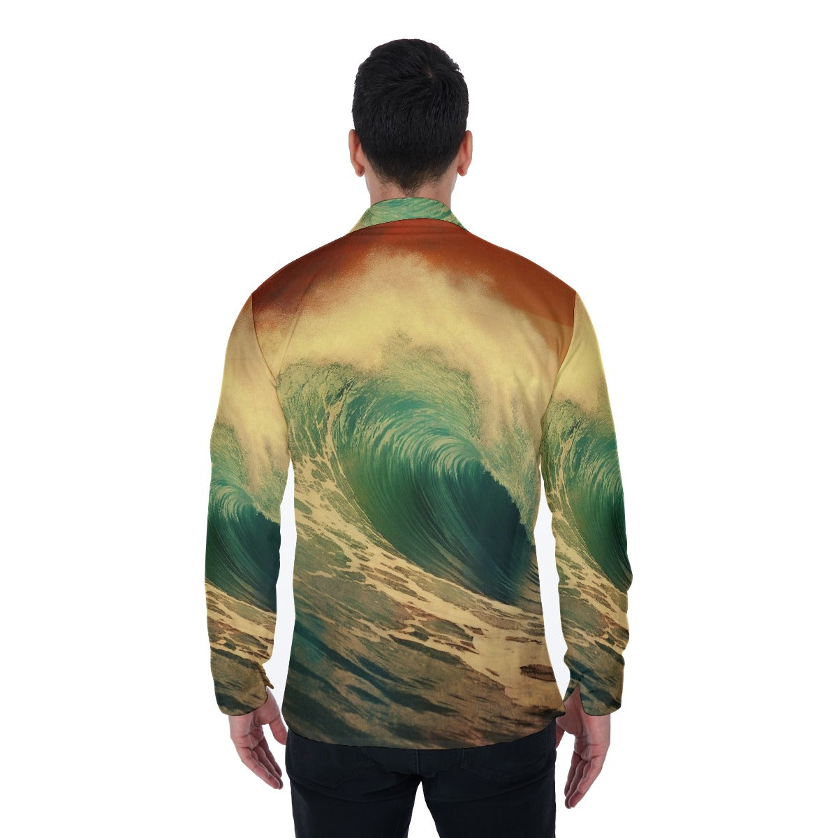 All-Over Print Men's Long Sleeve Shirt