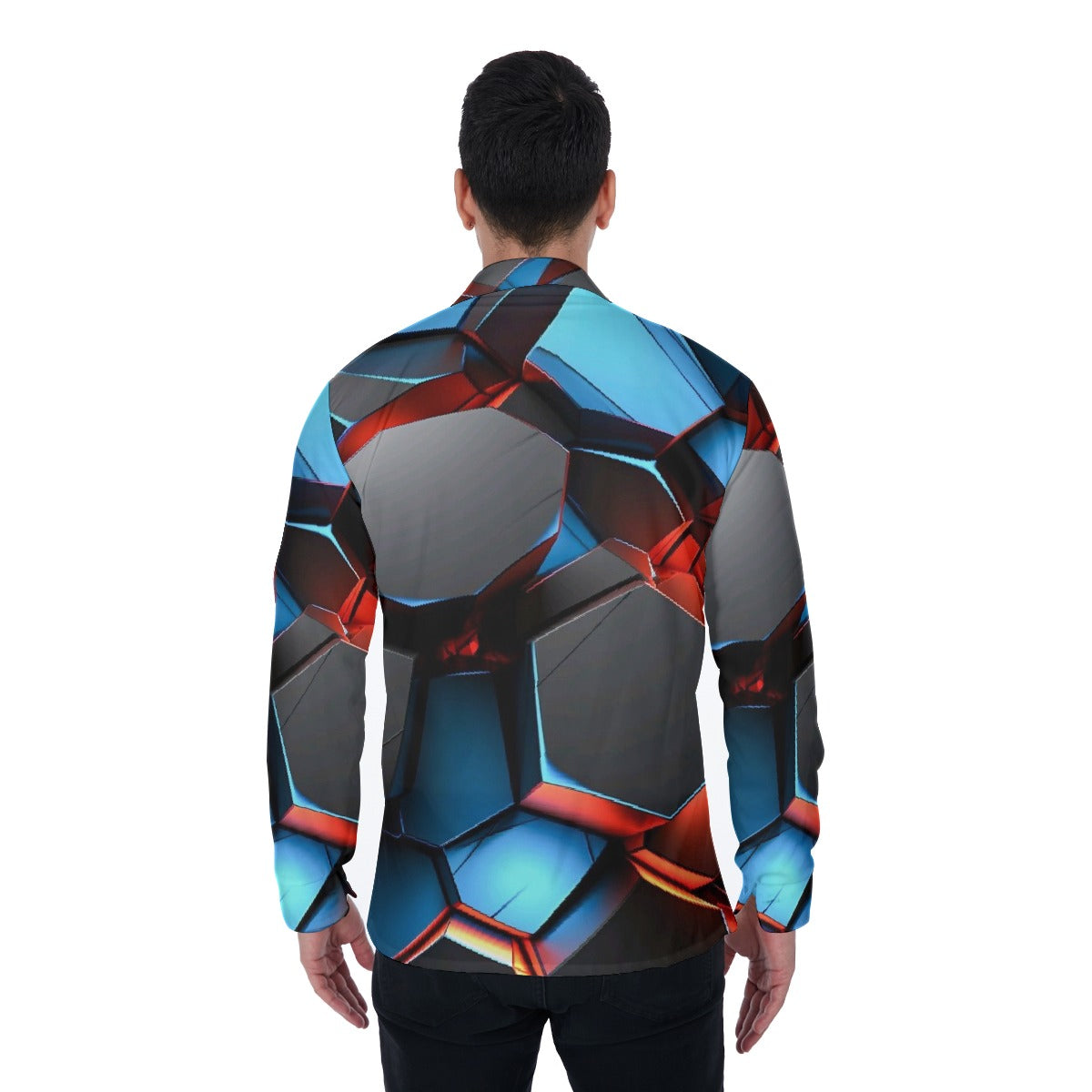 All-Over Print Men's Long Sleeve Shirt