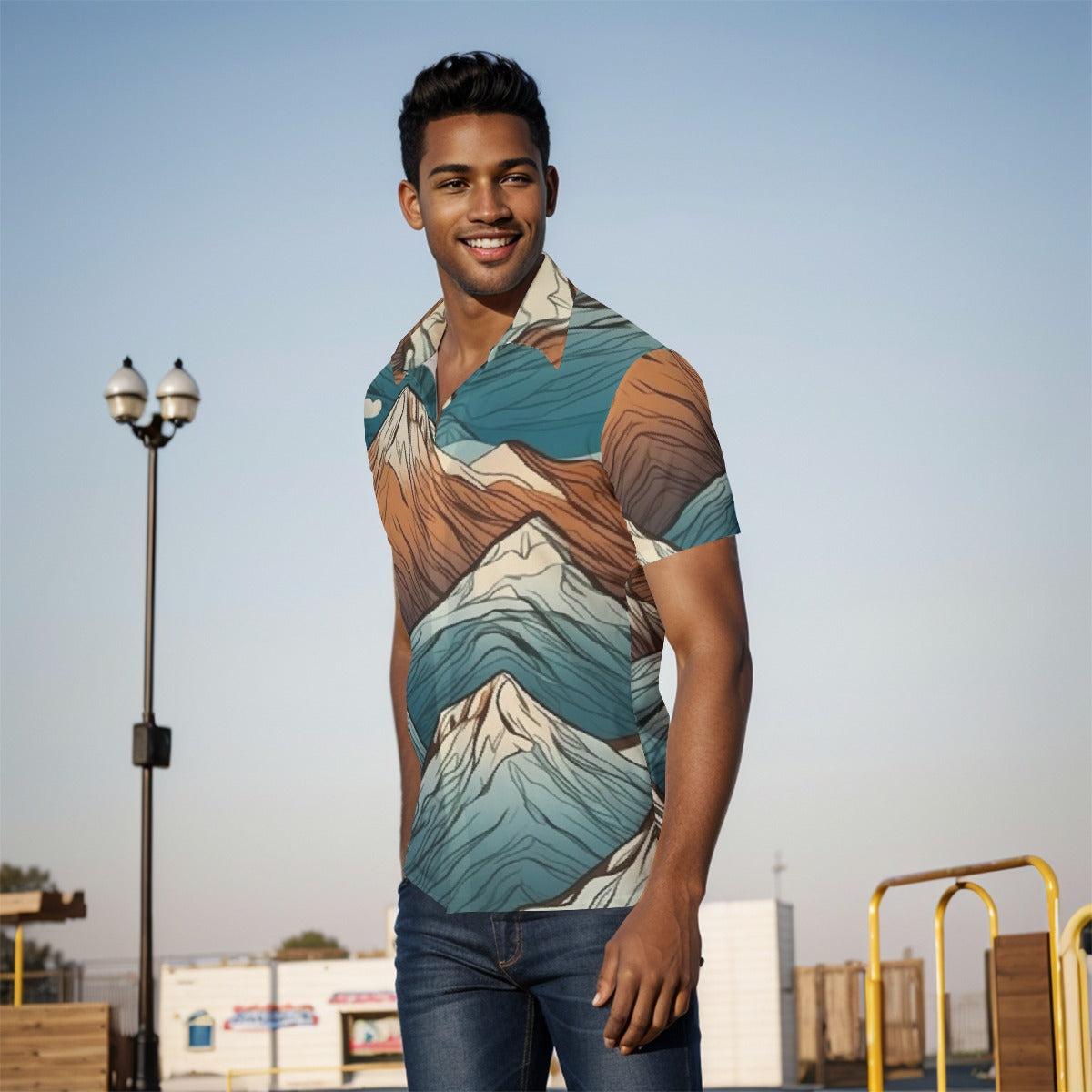 All-Over Print Men's short sleeve Shirt