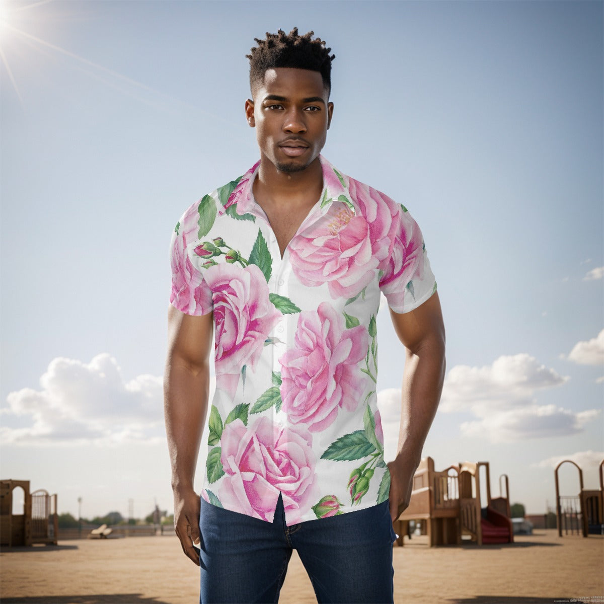 All-Over Print Men's short sleeve Shirt