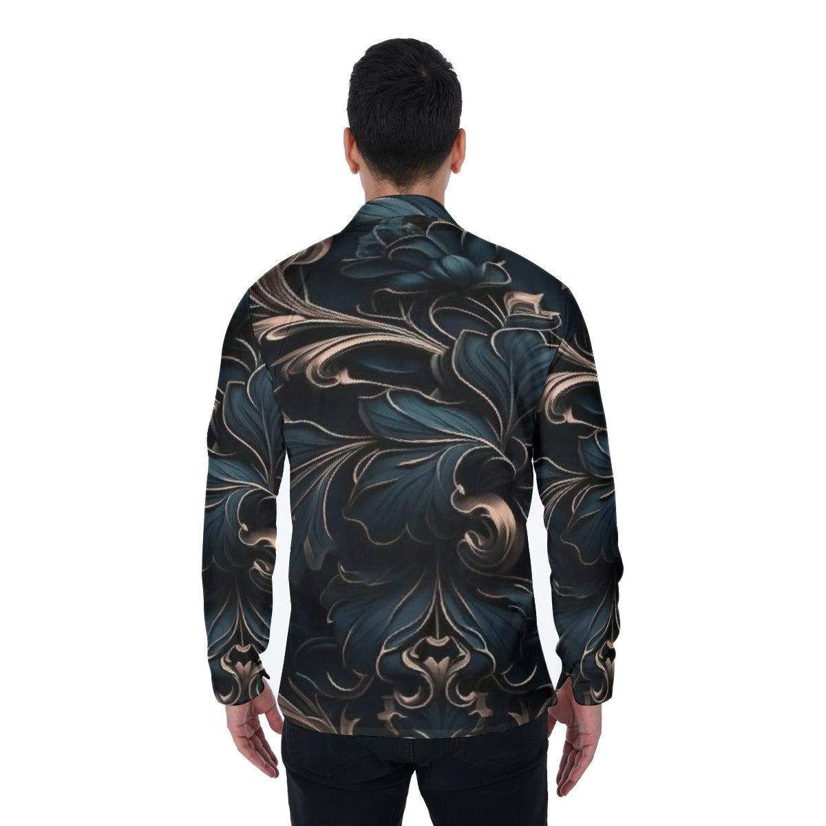 All-Over Print Men's Long Sleeve Shirt