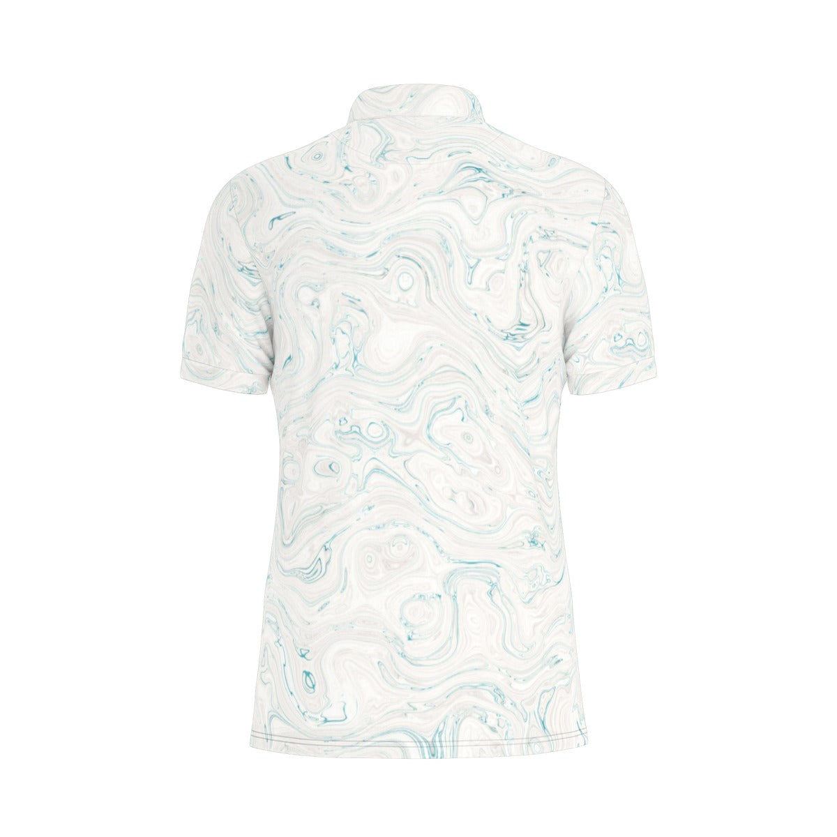 All-Over Print Men's Stretch Polo Shirt