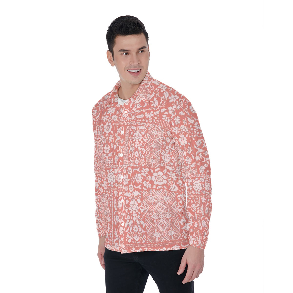 All-Over Print Men's Long Sleeve Shirt