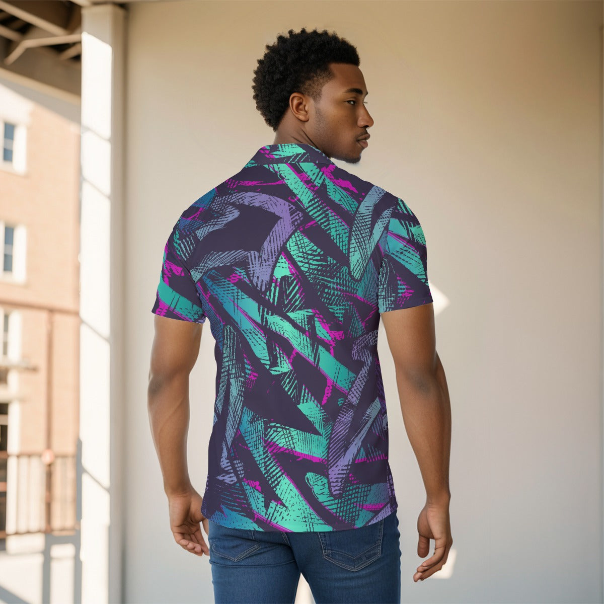 All-Over Print Men's short sleeve Shirt