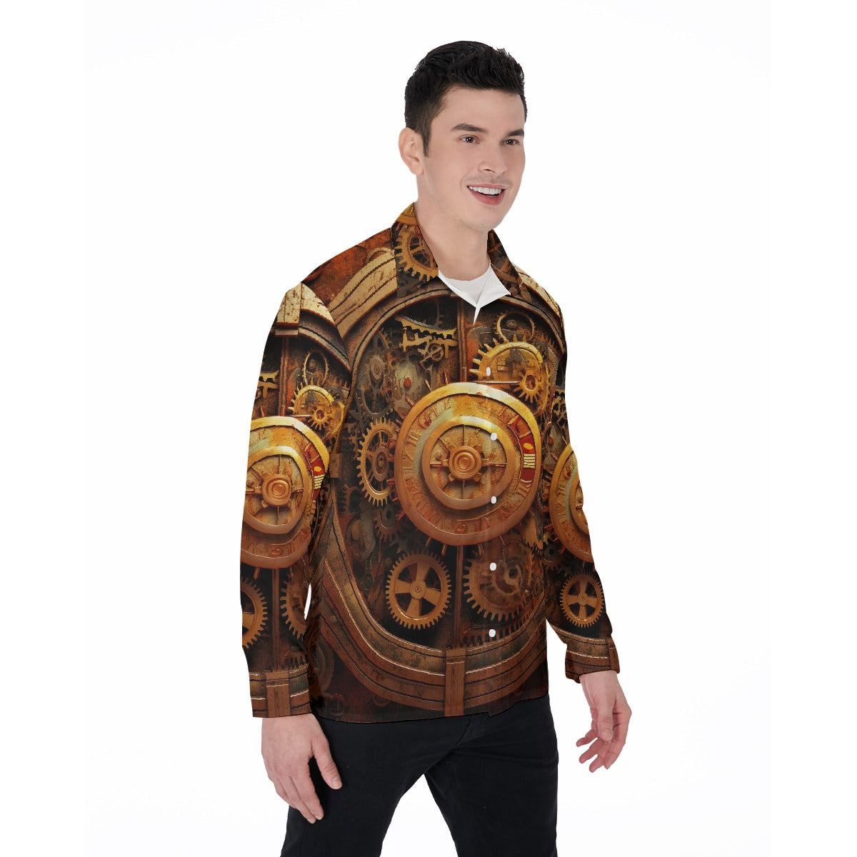 All-Over Print Men's Long Sleeve Shirt