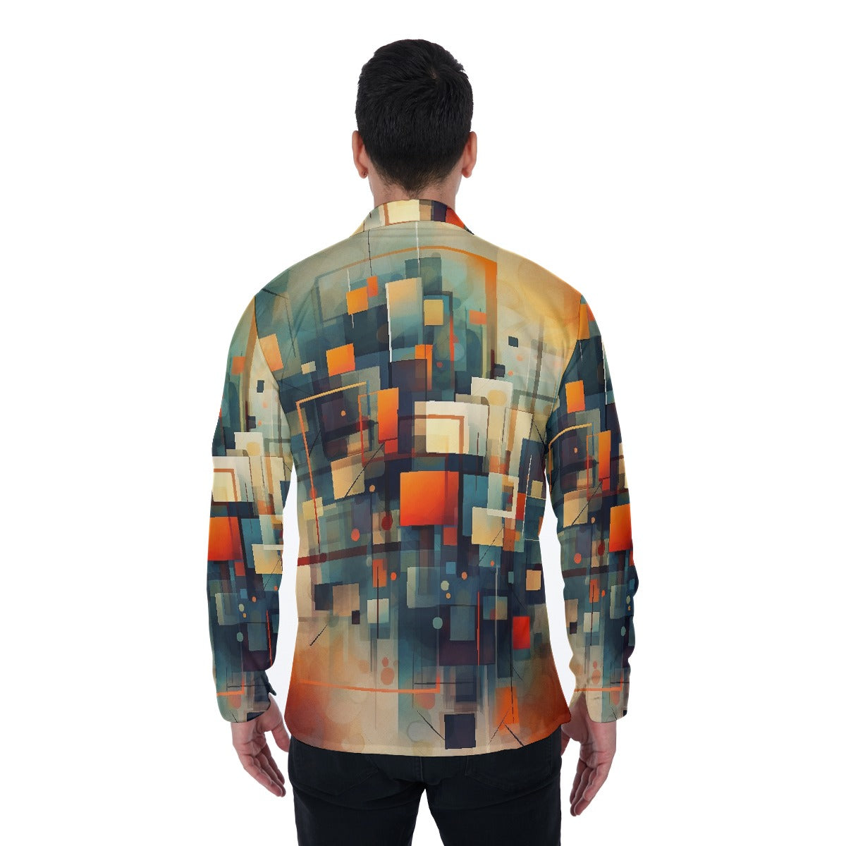 All-Over Print Men's Long Sleeve Shirt