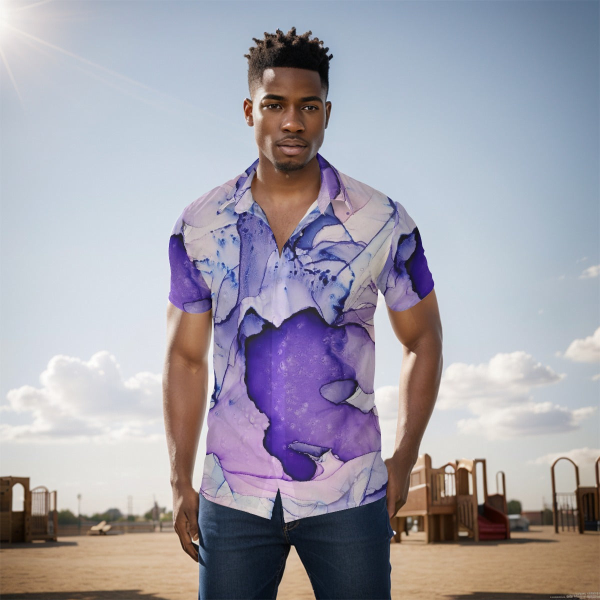 All-Over Print Men's short sleeve Shirt