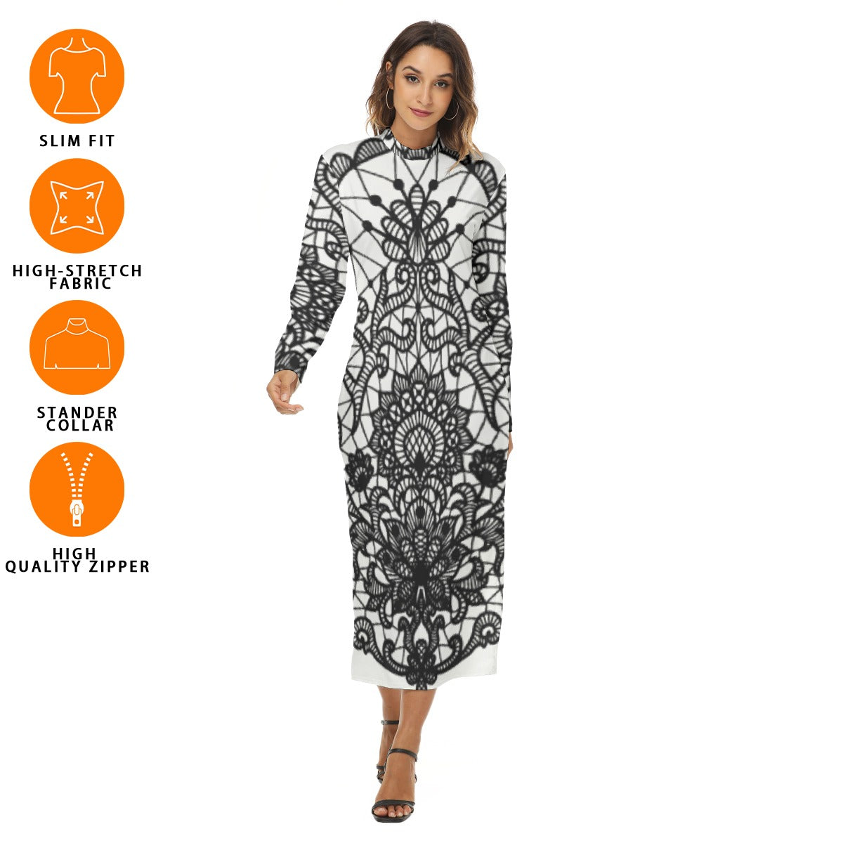 All-Over Print Women's Hip Dress