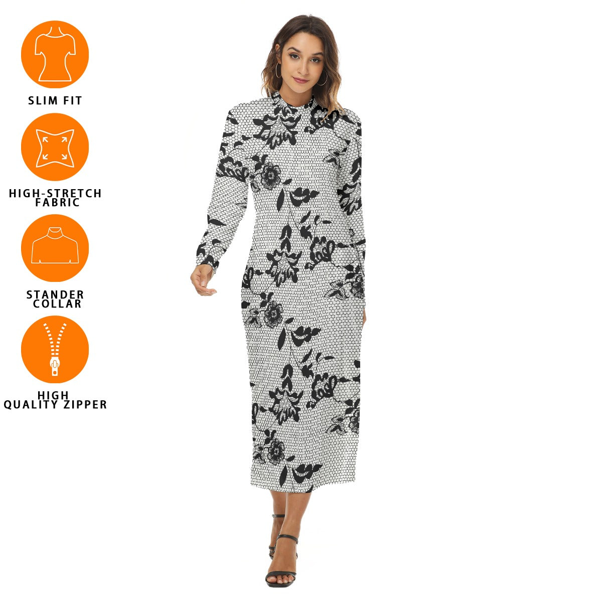 All-Over Print Women's Hip Dress