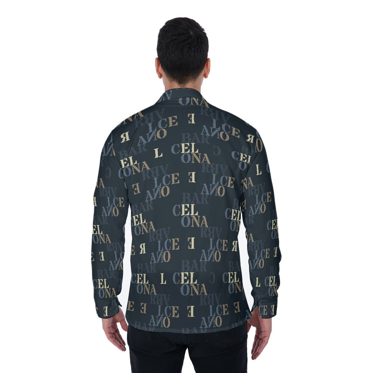 All-Over Print Men's Long Sleeve Shirt