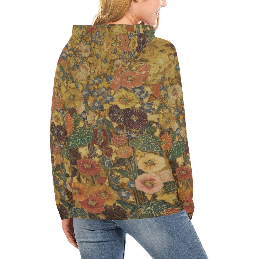 Women's All Over Print Hoodie (Model H13)