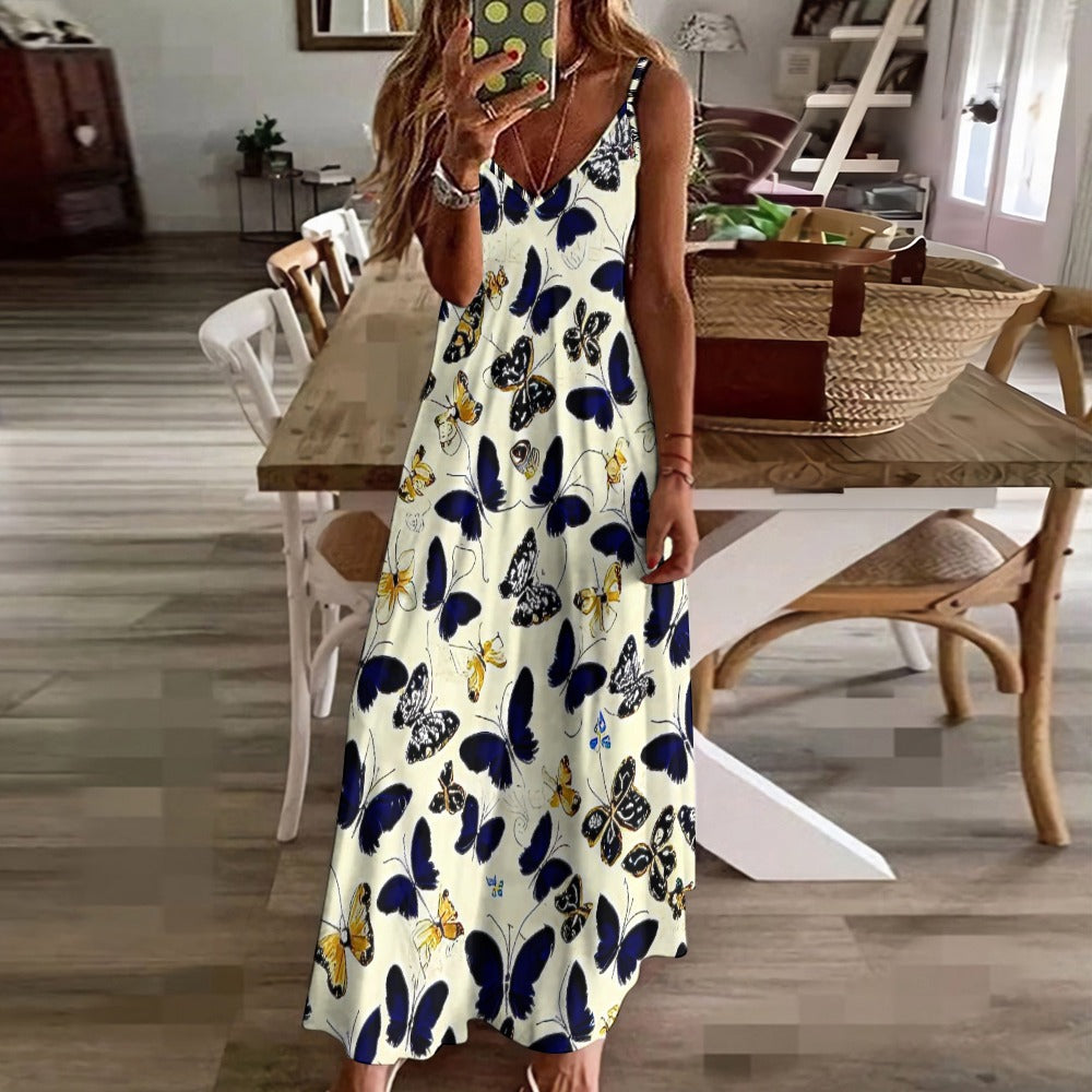 Sling Ankle Long Dress