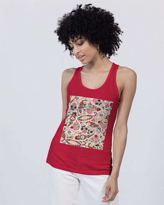 Pink abstract Pretty Sisters Unisex Jersey Tank | Bella + Canvas