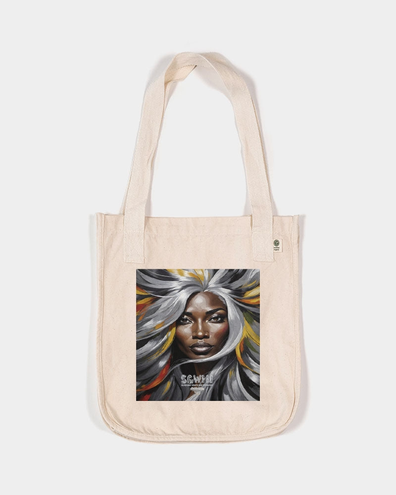 Black Sister Collection [Part 1 ] Organic Cotton Canvas Market Tote | Econscious