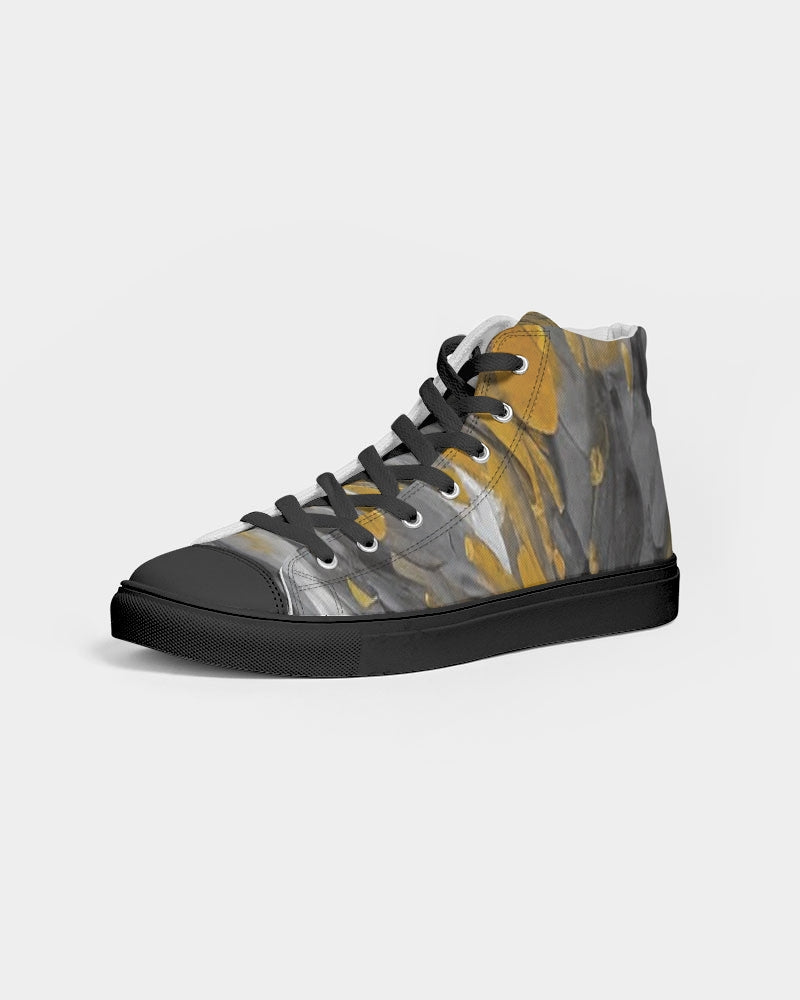 Black Sister Collection [Part 1 ] Women's Hightop Canvas Shoe - Black