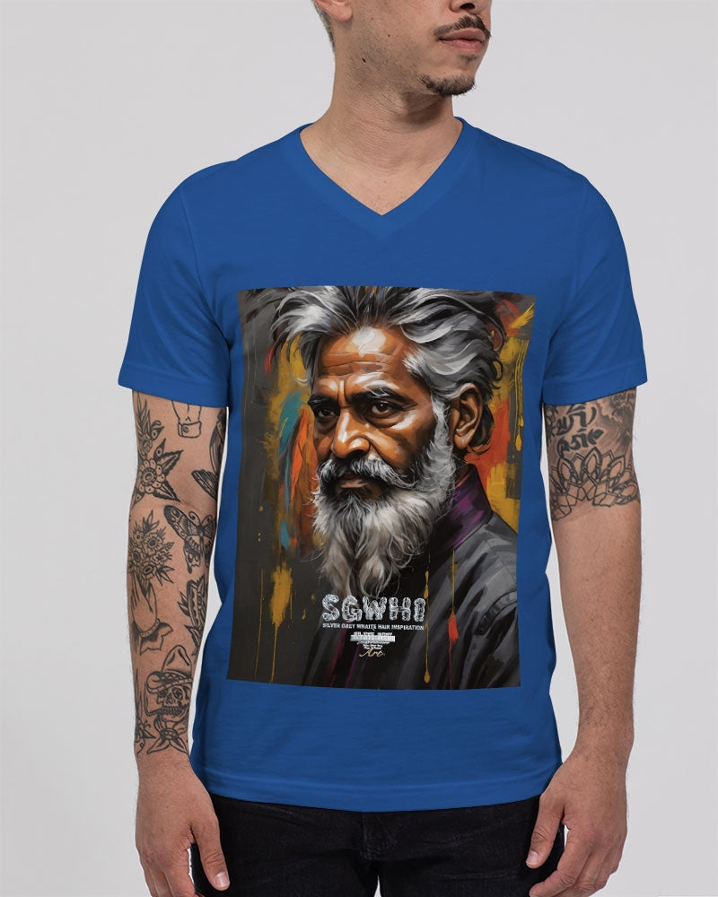 South Asian Knight Unisex Jersey V-Neck Tee | Bella + Canvas