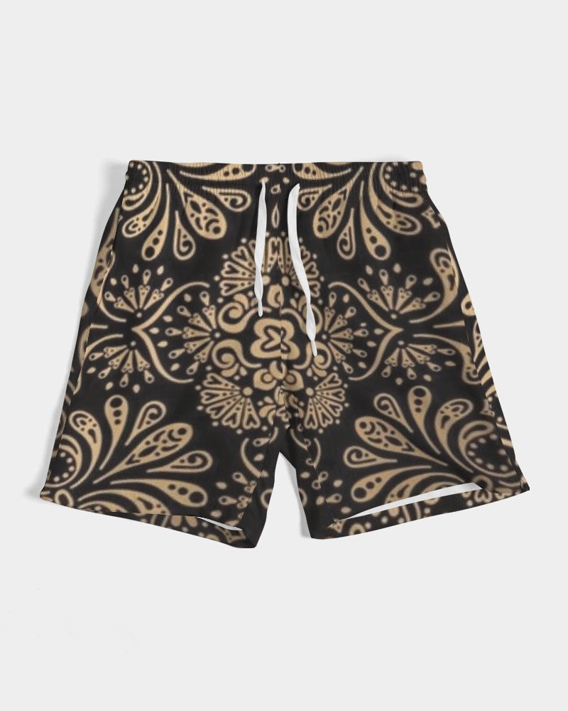 Man of Elegance Men's All-Over Print Swim Trunk