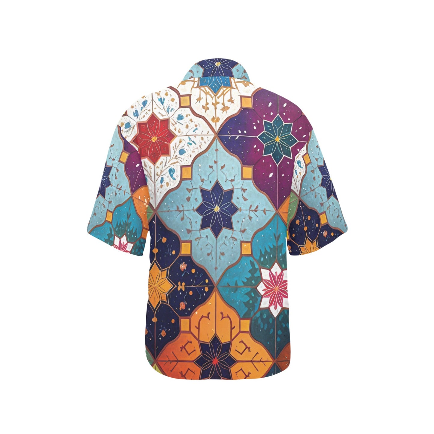 All Over Print Hawaiian Shirt for Women (T58)