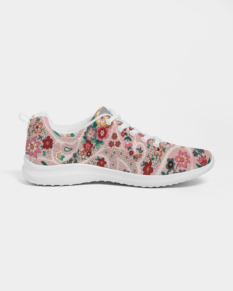 Pink abstract Pretty Sisters Women's Athletic Shoe