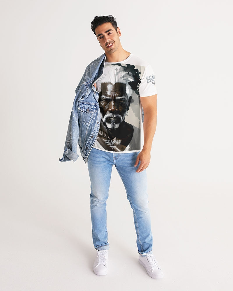 Black silver grey brother  Men's All-Over Print Tee