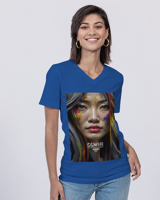 Asian Collection (Part 2 ) Unisex Jersey V-Neck Tee | Bella + Canvas