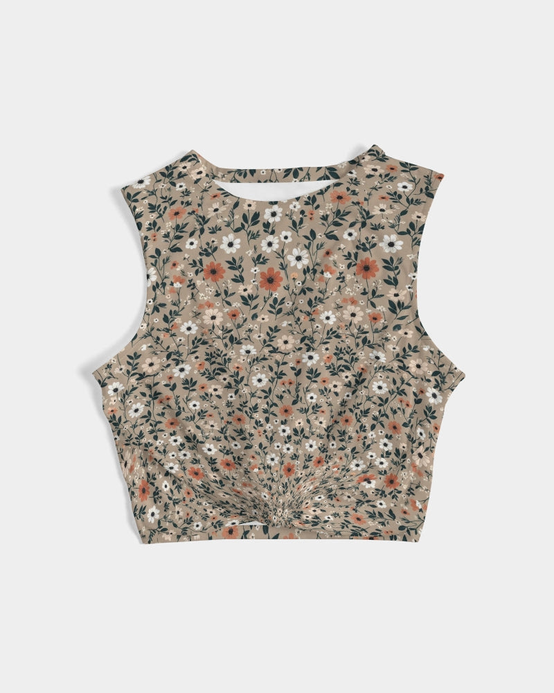 Busy and pretty Women's  All-Over Print Twist-Front Tank